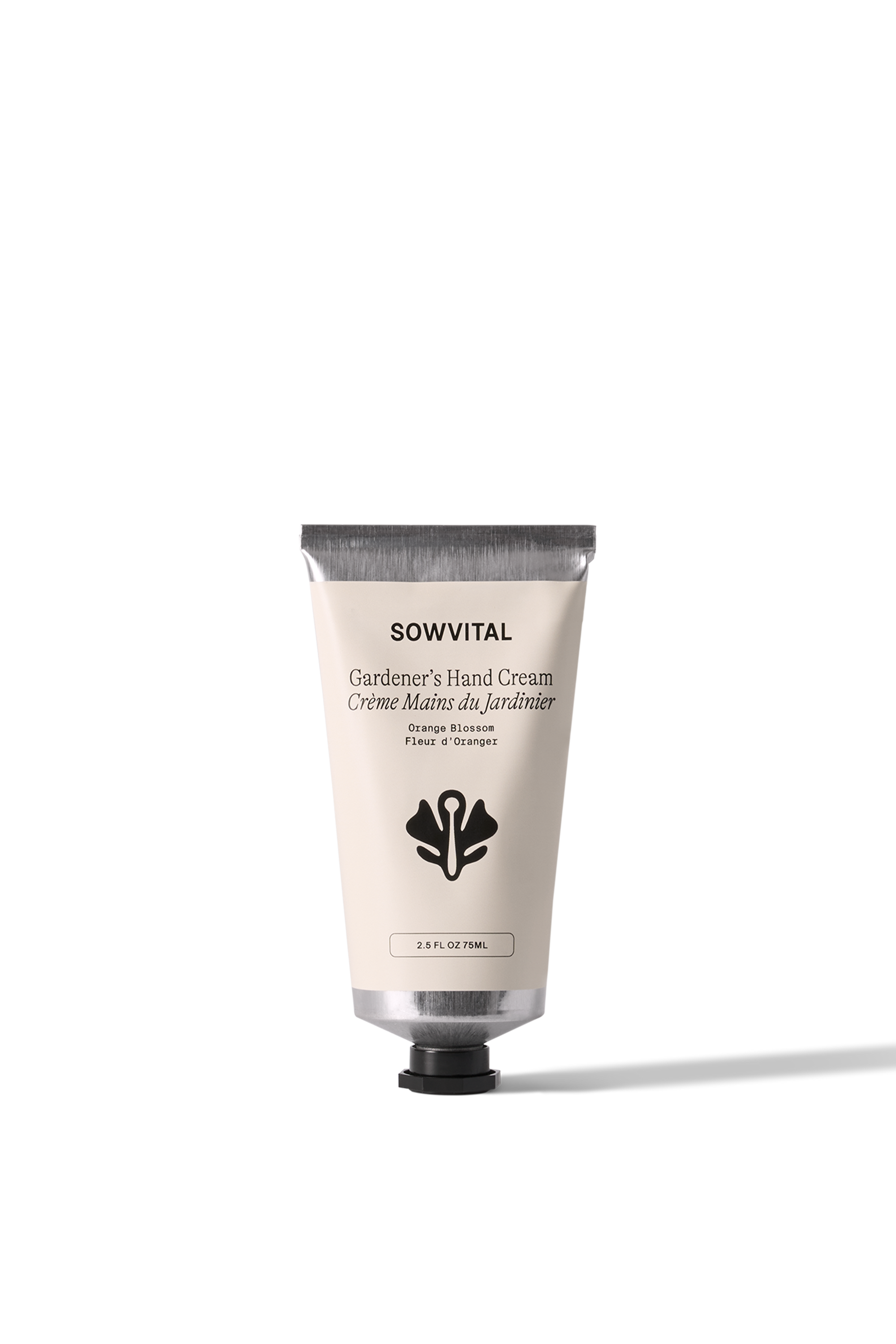 Hand cream tube labeled 'SOWVITAL' on a white background