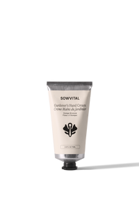 Hand cream tube labeled 'SOWVITAL' on a white background