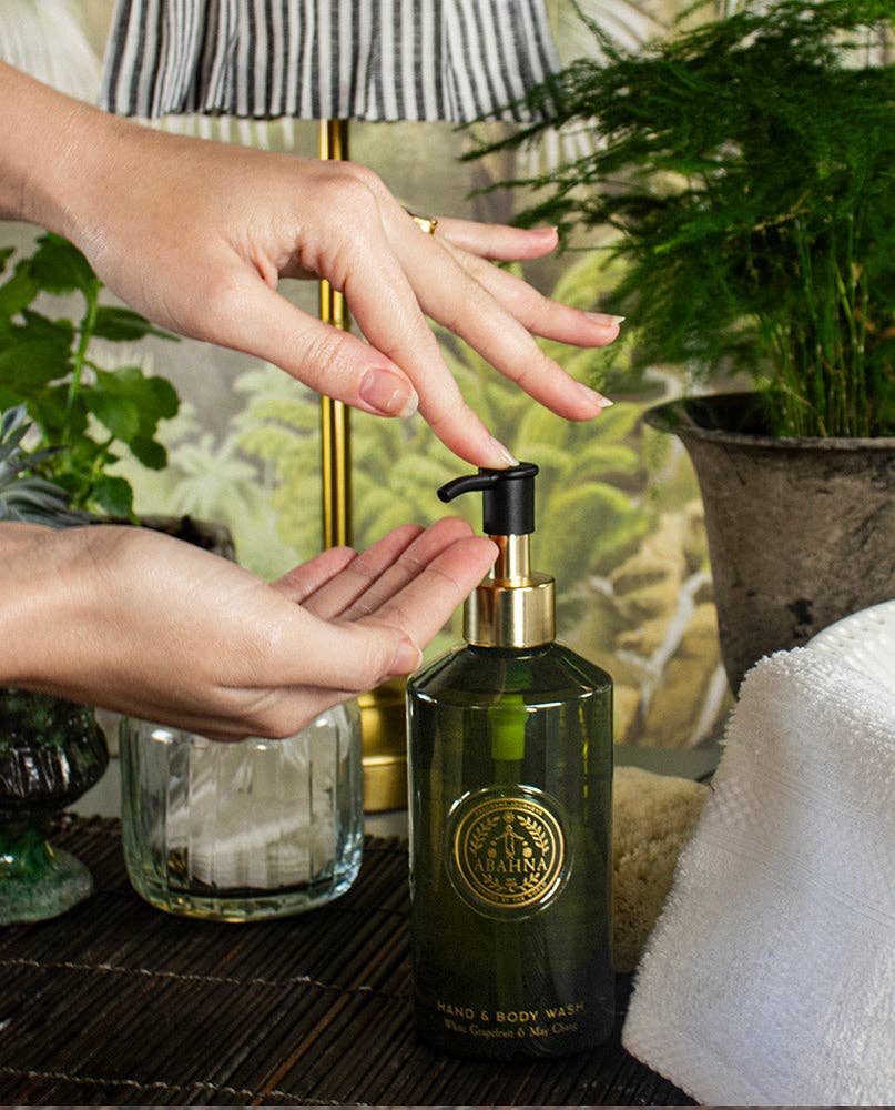 Abahna Hand & body wash, Frangipani & Orange Blossom