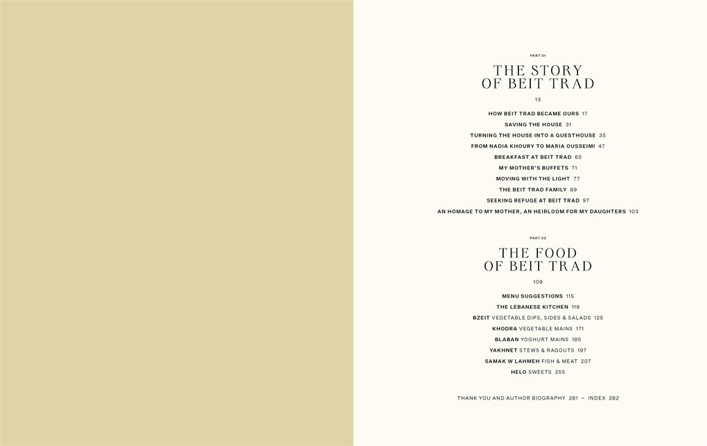 Beit Table, Recipes, stories & the art of Lebanese hospitality by Sarah Trad