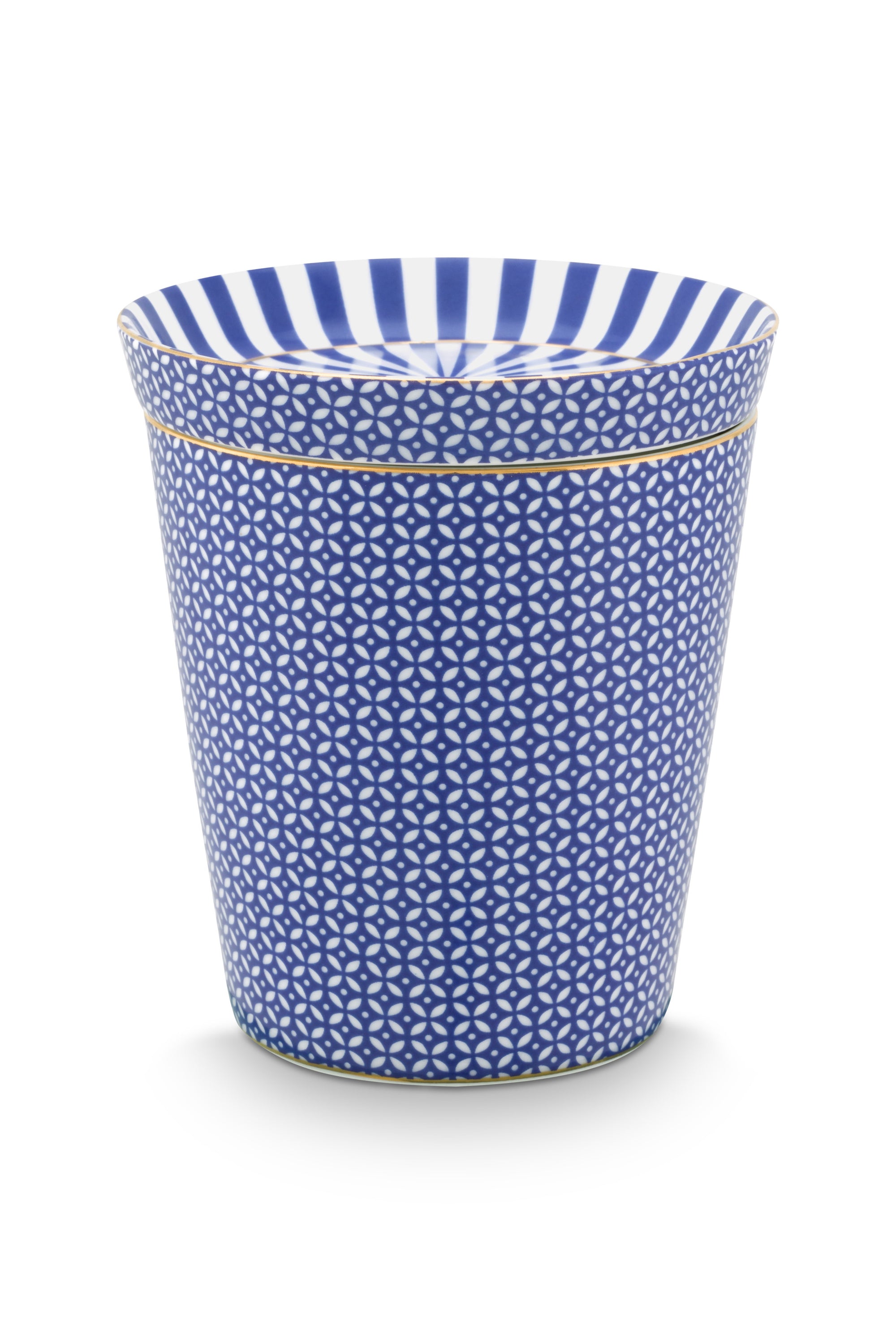 Pip Studio Cup/Beaker and saucer Blue Tile