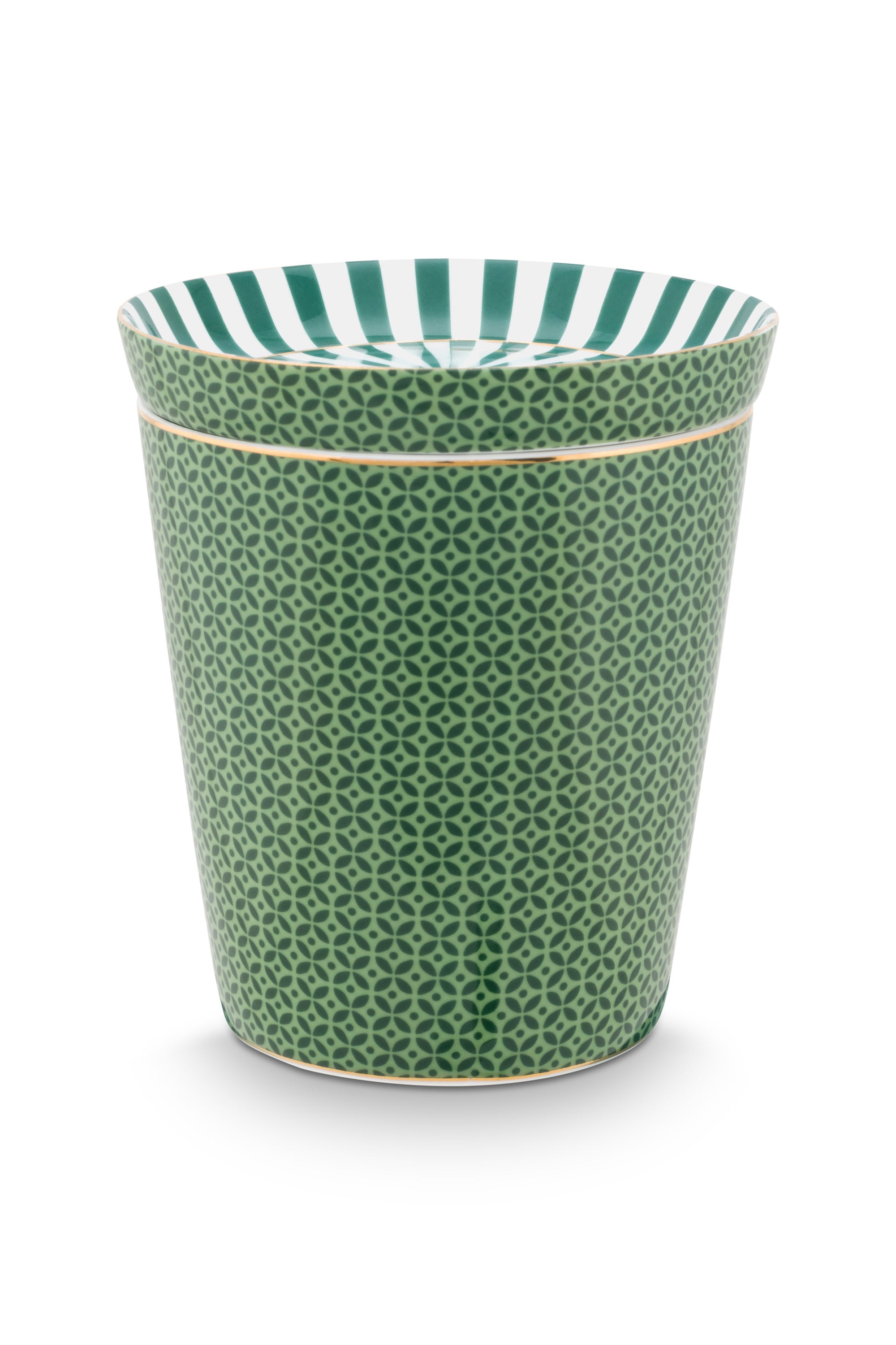 Pip Studio Cup/Beaker and saucer Green Tile