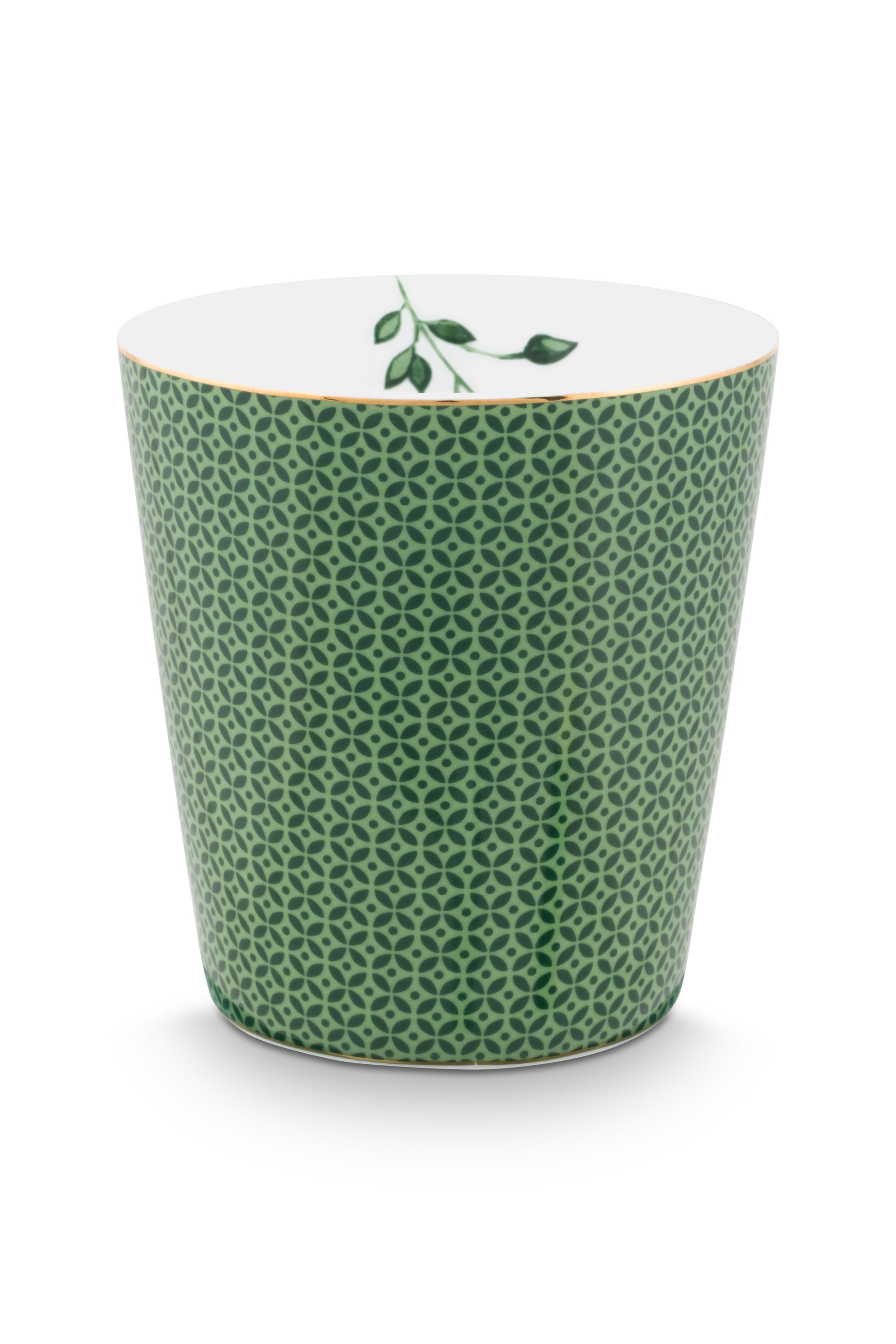 Pip Studio Cup/Beaker and saucer Green Tile