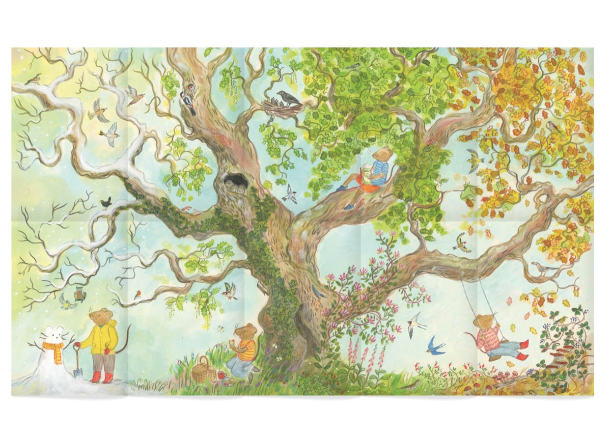 Mouse's Wood Story Puzzle by Alice Melvin