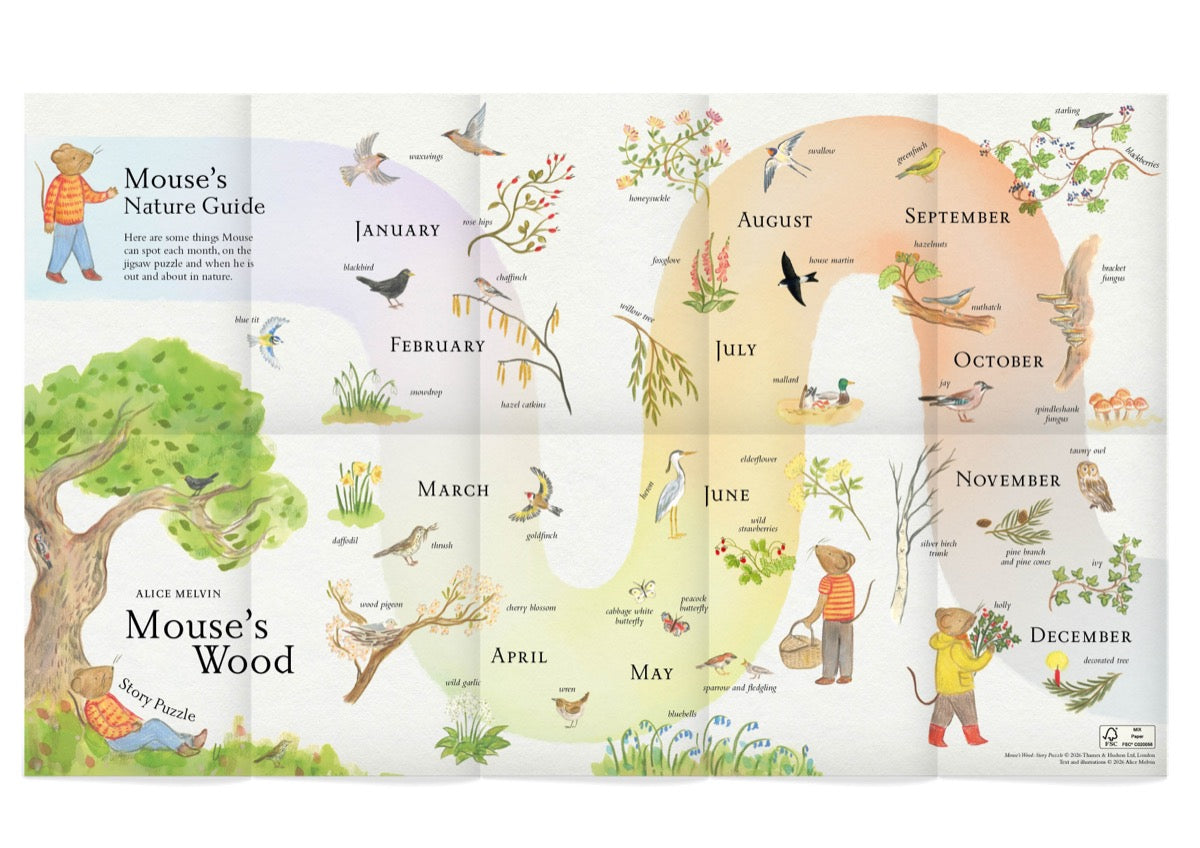 Mouse's Wood Story Puzzle by Alice Melvin