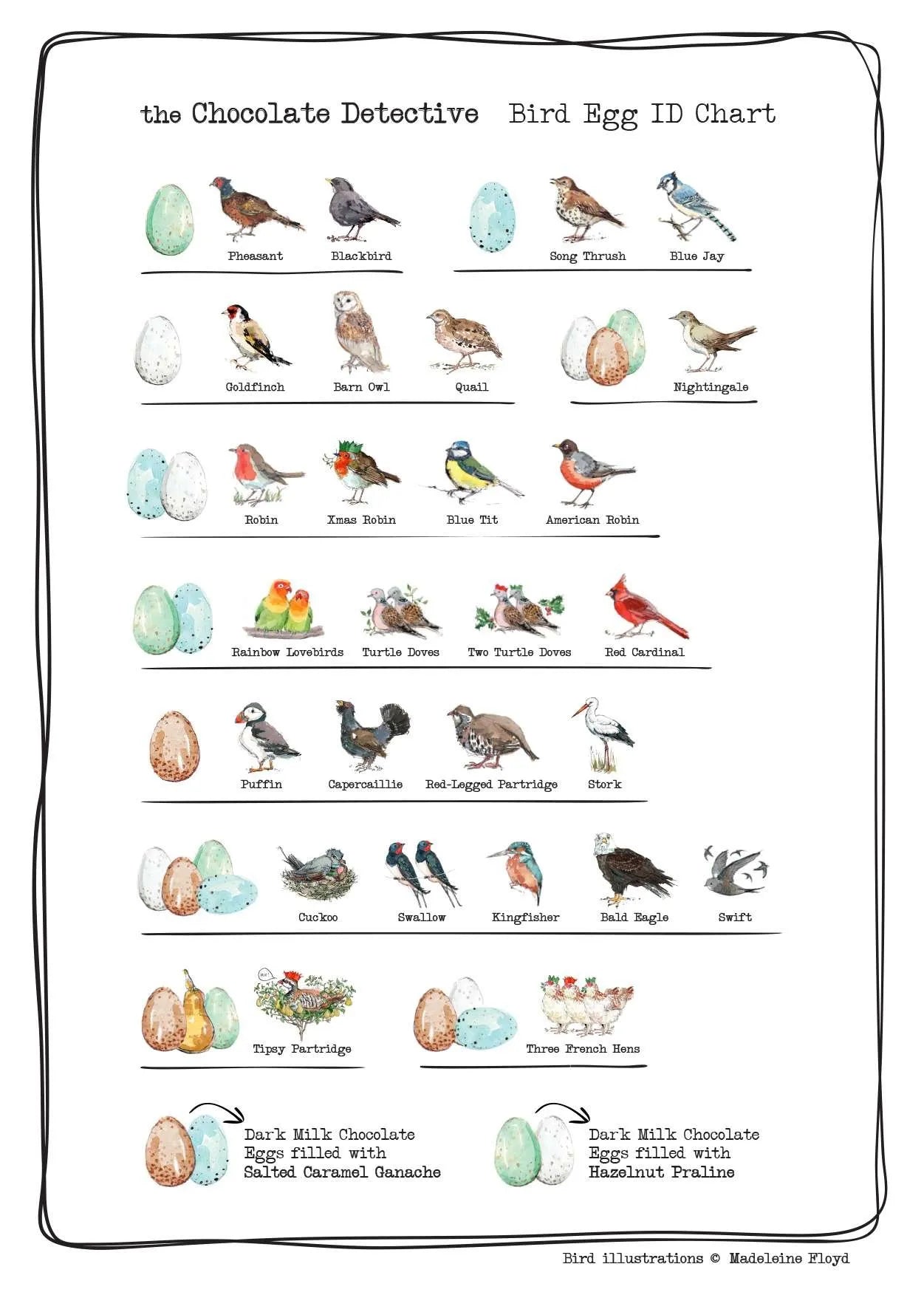 The Chocolate Detective, 12 Goldfinch Eggs