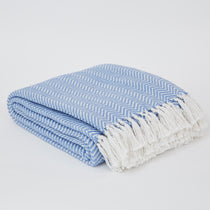 image-herringbone-pattern-blue--folded-blanket