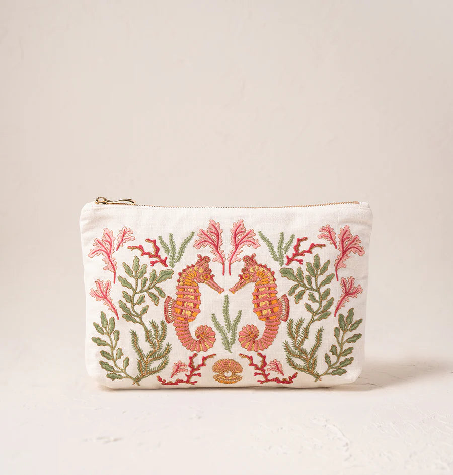 Everyday Pouch Coral Seahorse