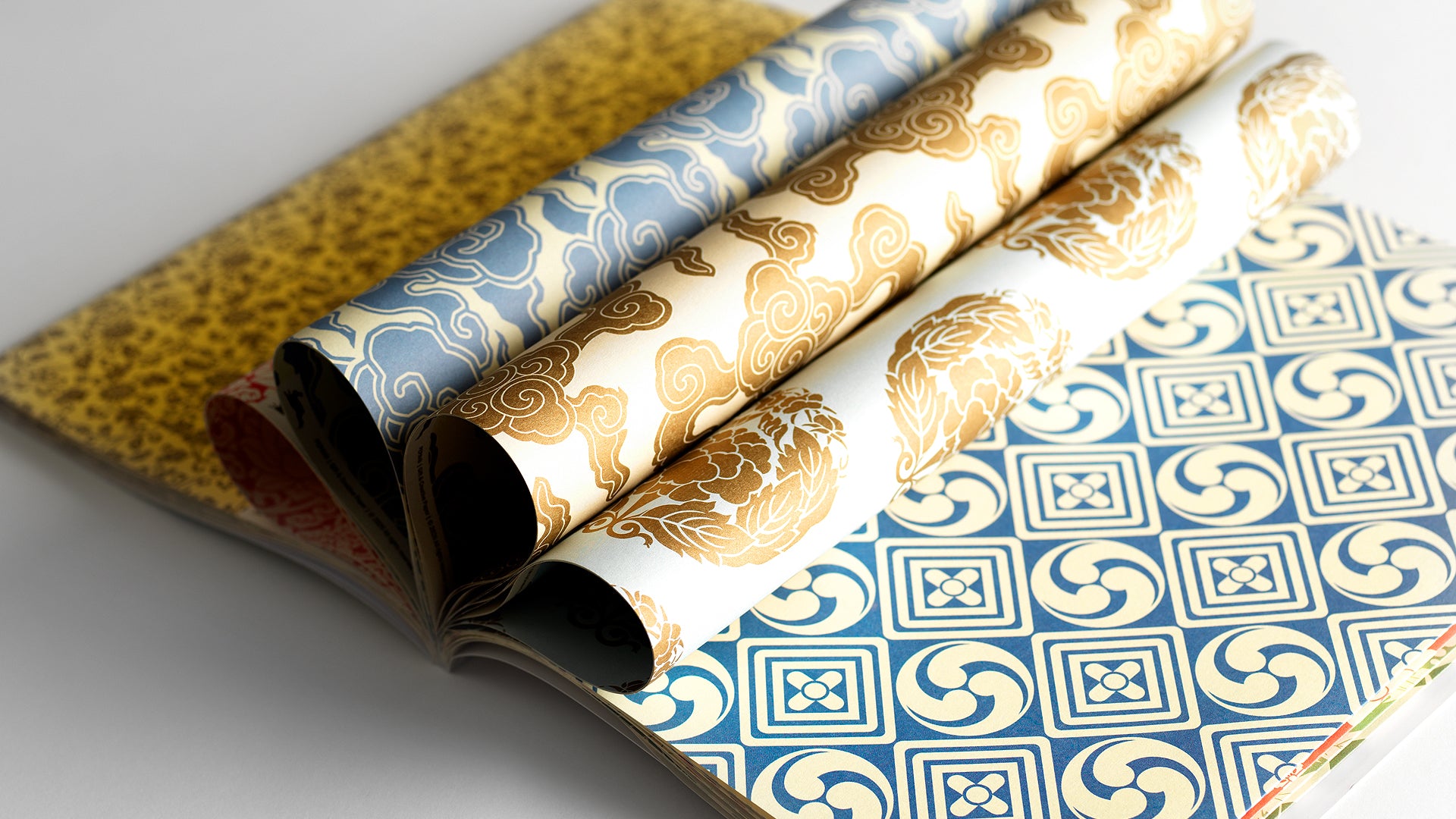 Wrapping Paper Book Buddhist Patterns