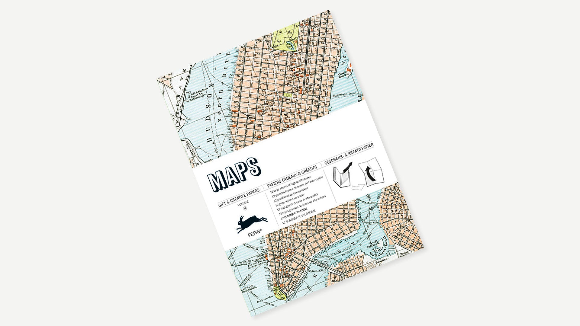 Wrapping Paper Book Maps