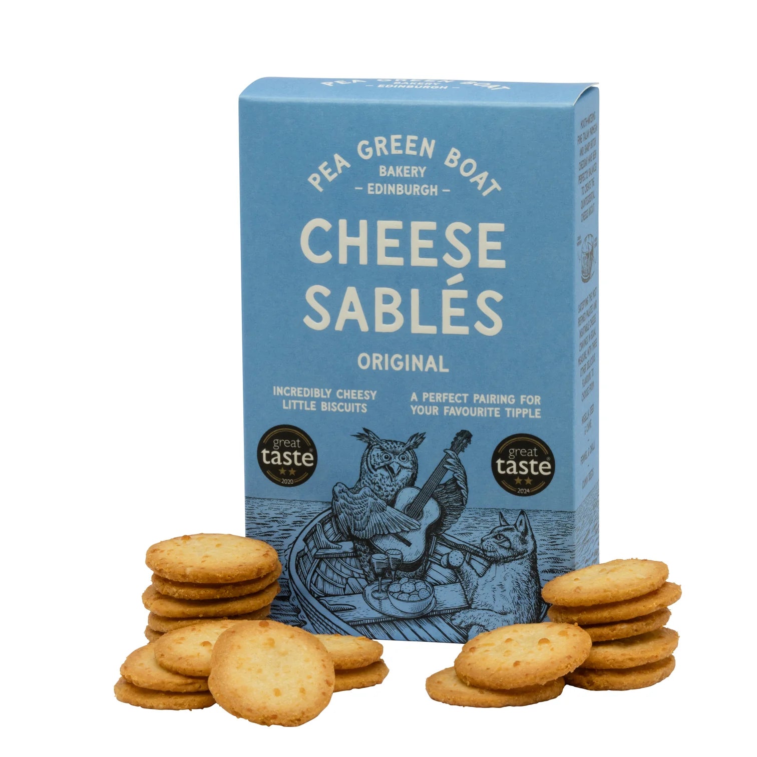 Pea Green Boat Cheese Sables Orginal