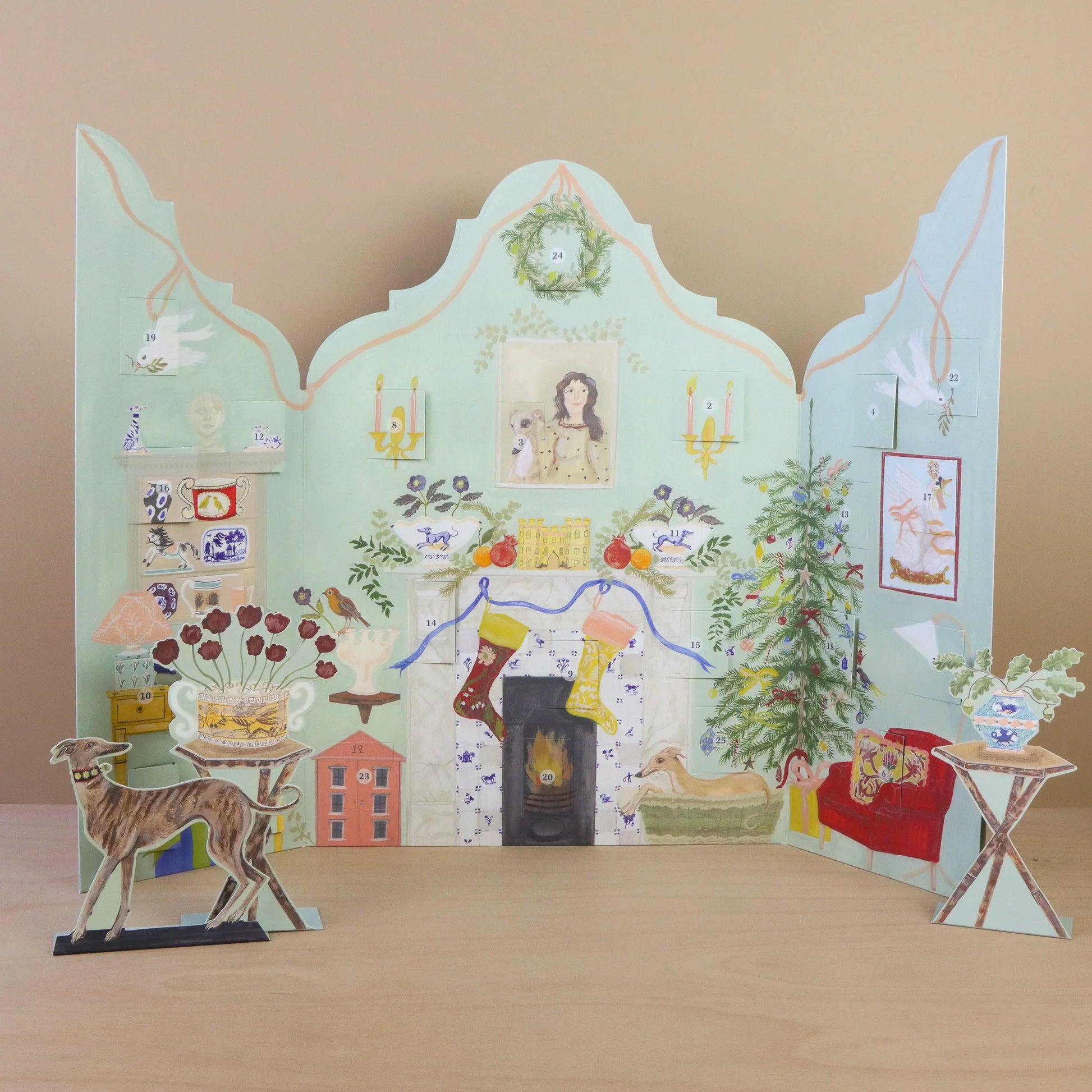 Advent Calendar, Polly Fern's Festive Dutch Gable