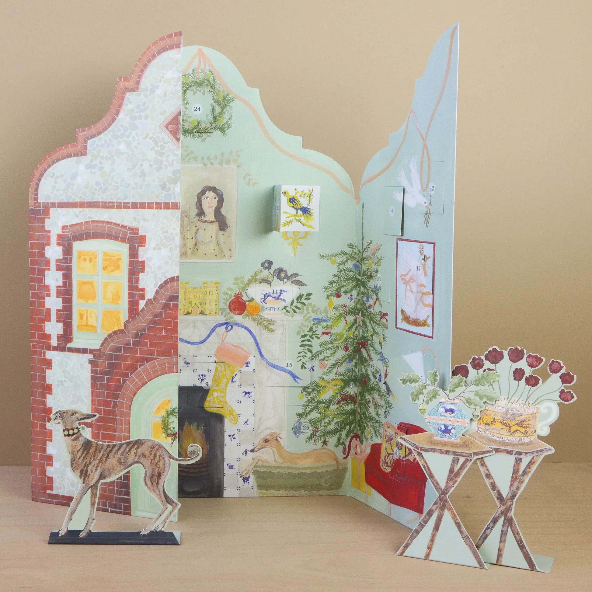 Advent Calendar, Polly Fern's Festive Dutch Gable