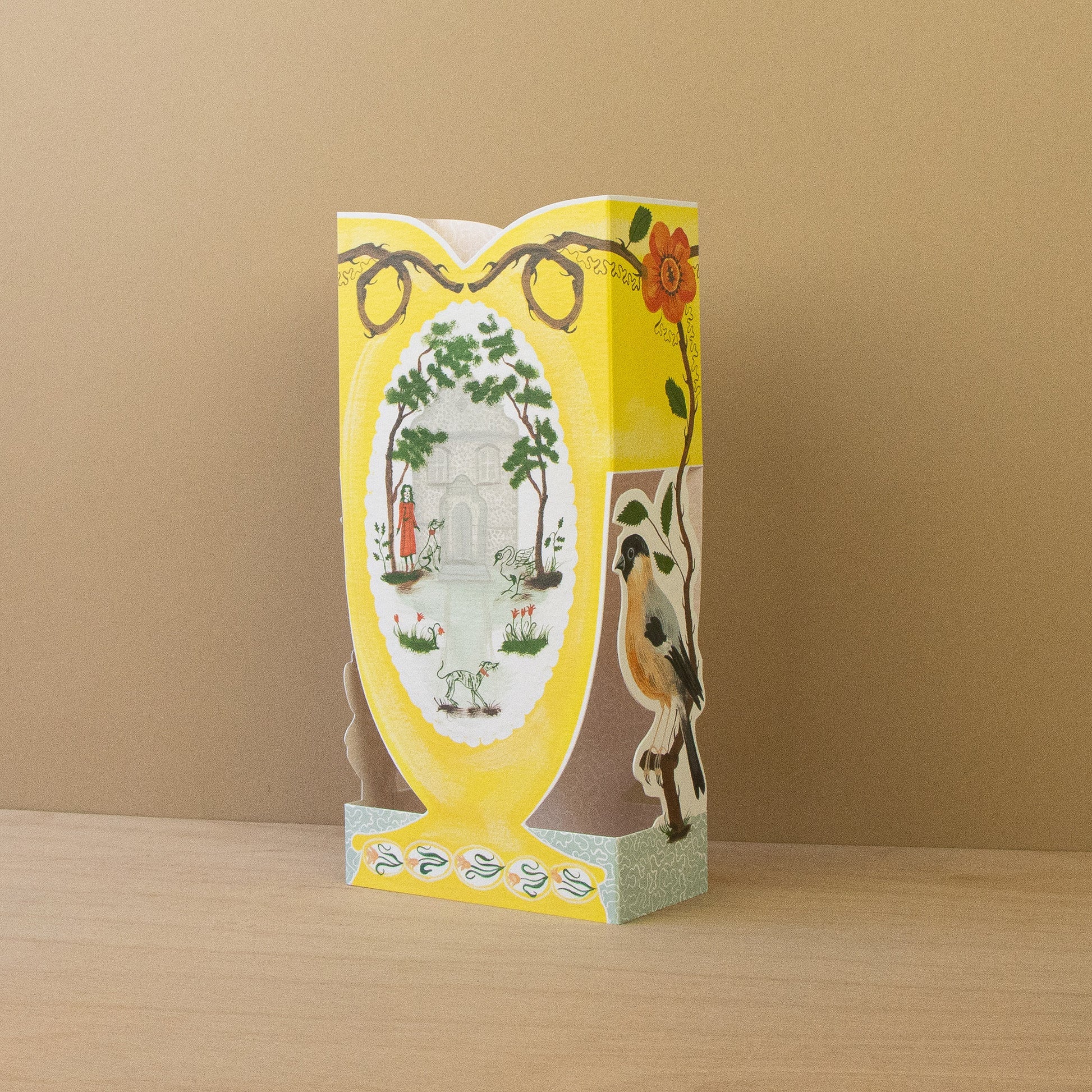3D Die-Cut Card Finches & Folly