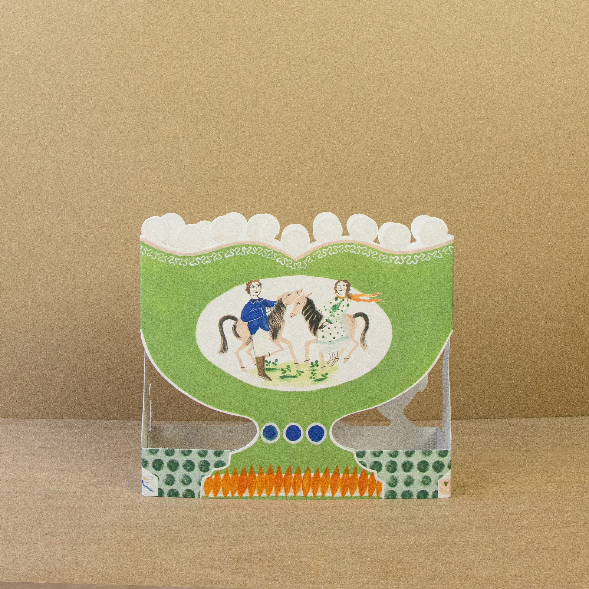 3D Die-Cut Card Roaming Horses