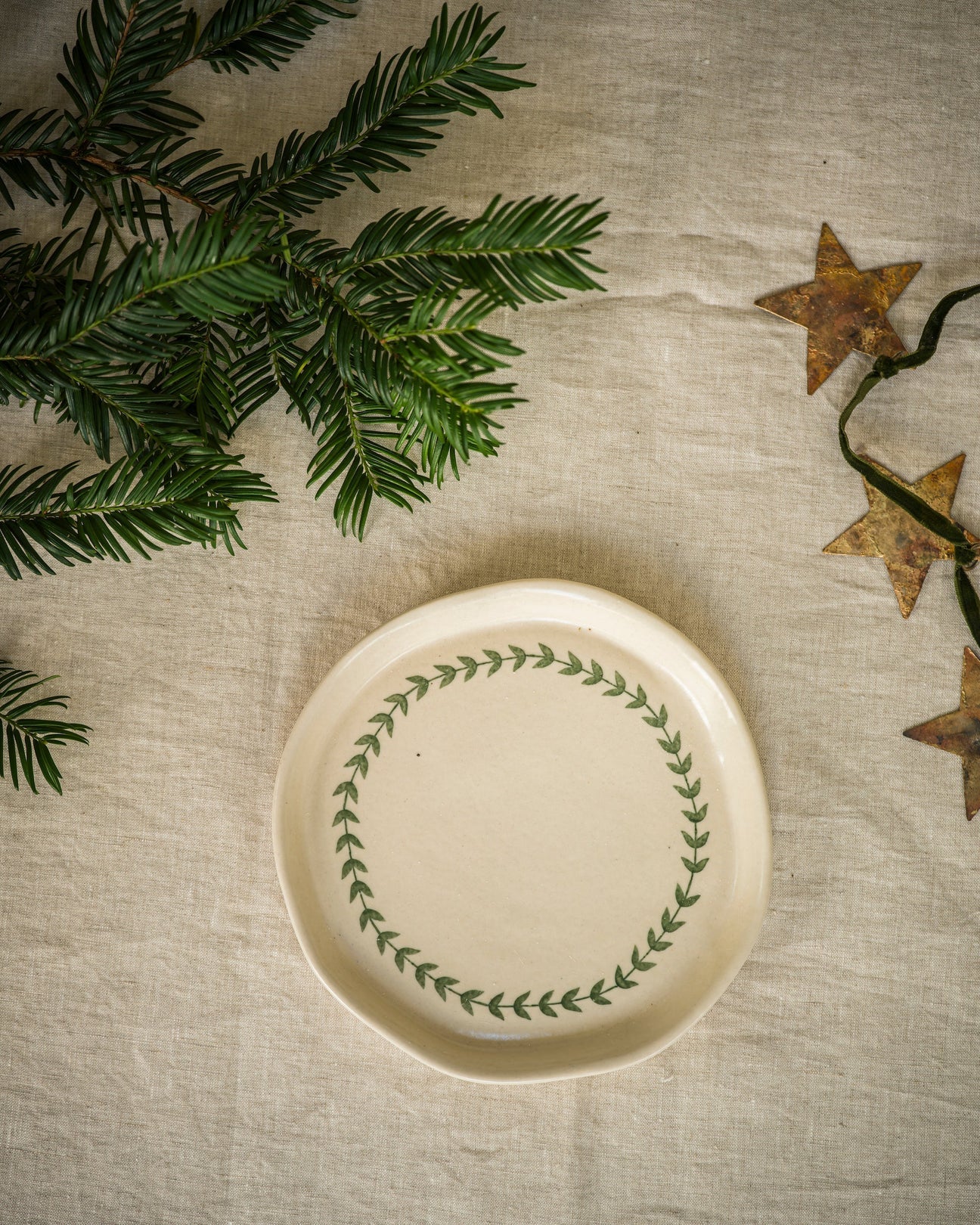 Wreath Snack Plate