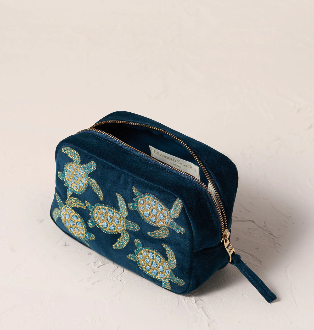 Makeup Bag Turtle Conservation Marine Navy