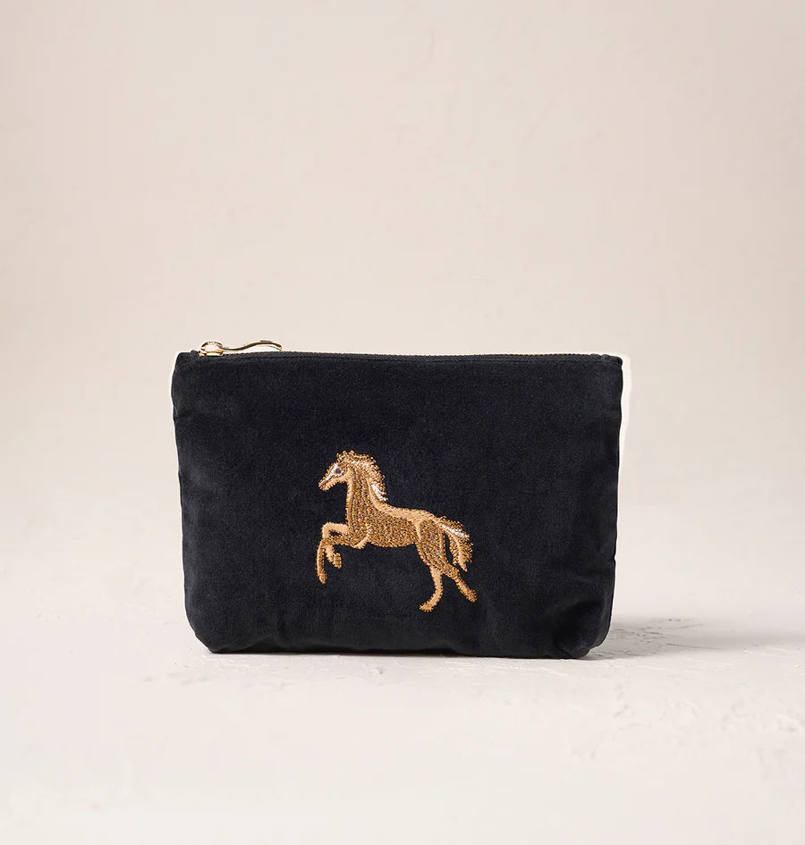 Mini Pouch Wild Horse, Charcoal