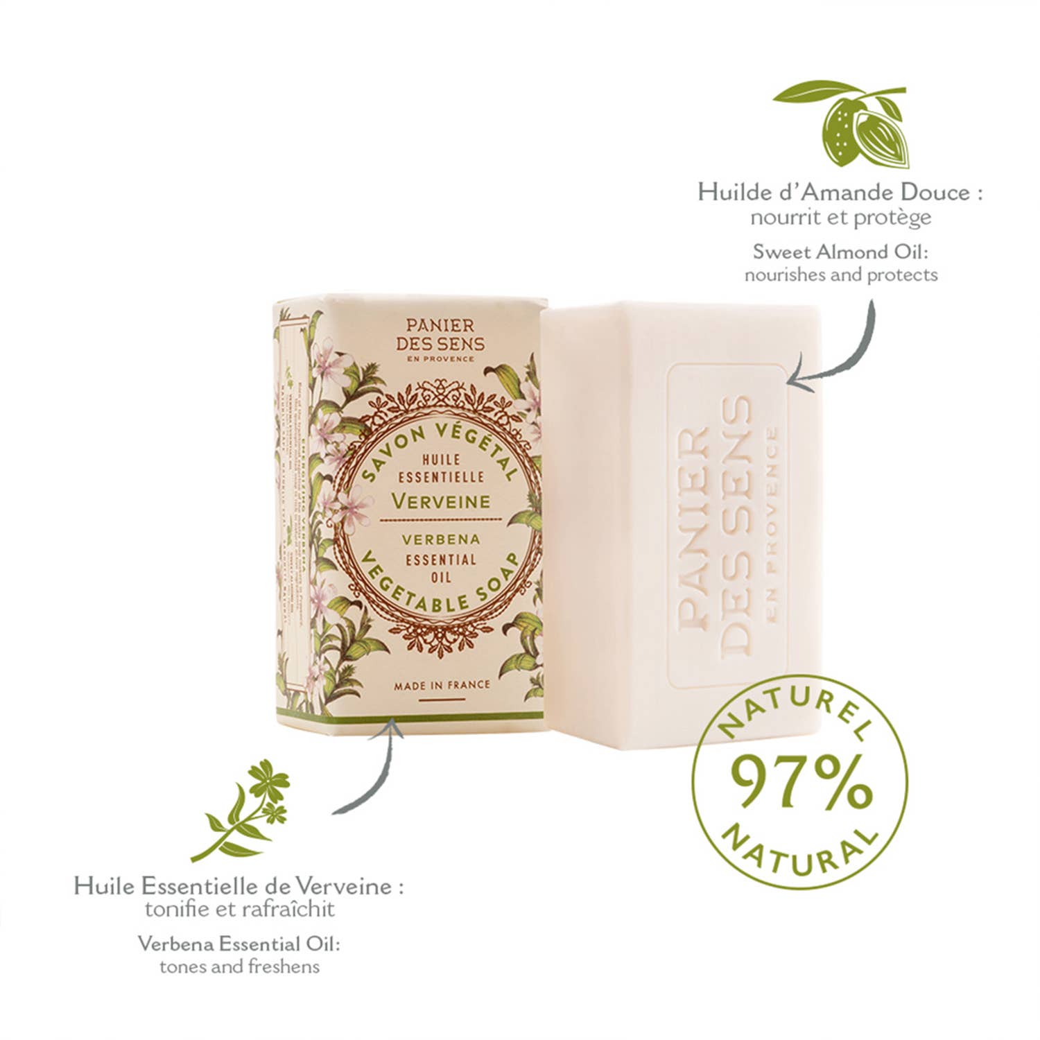 Panier Des Sens Vegetable Soap Verbena