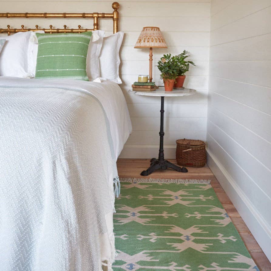 Weaver Green Anatolia Green Rug: 150cm x 90cm