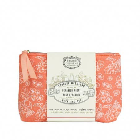 Weekend Travel Set, Rose Geranium