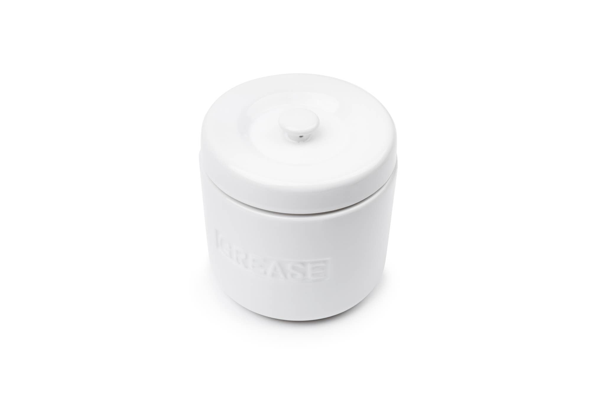 A white cylindrical jar with a matching screw-top lid, featuring the brand name 'MIRACLE' embossed on the front, set against a plain white background.