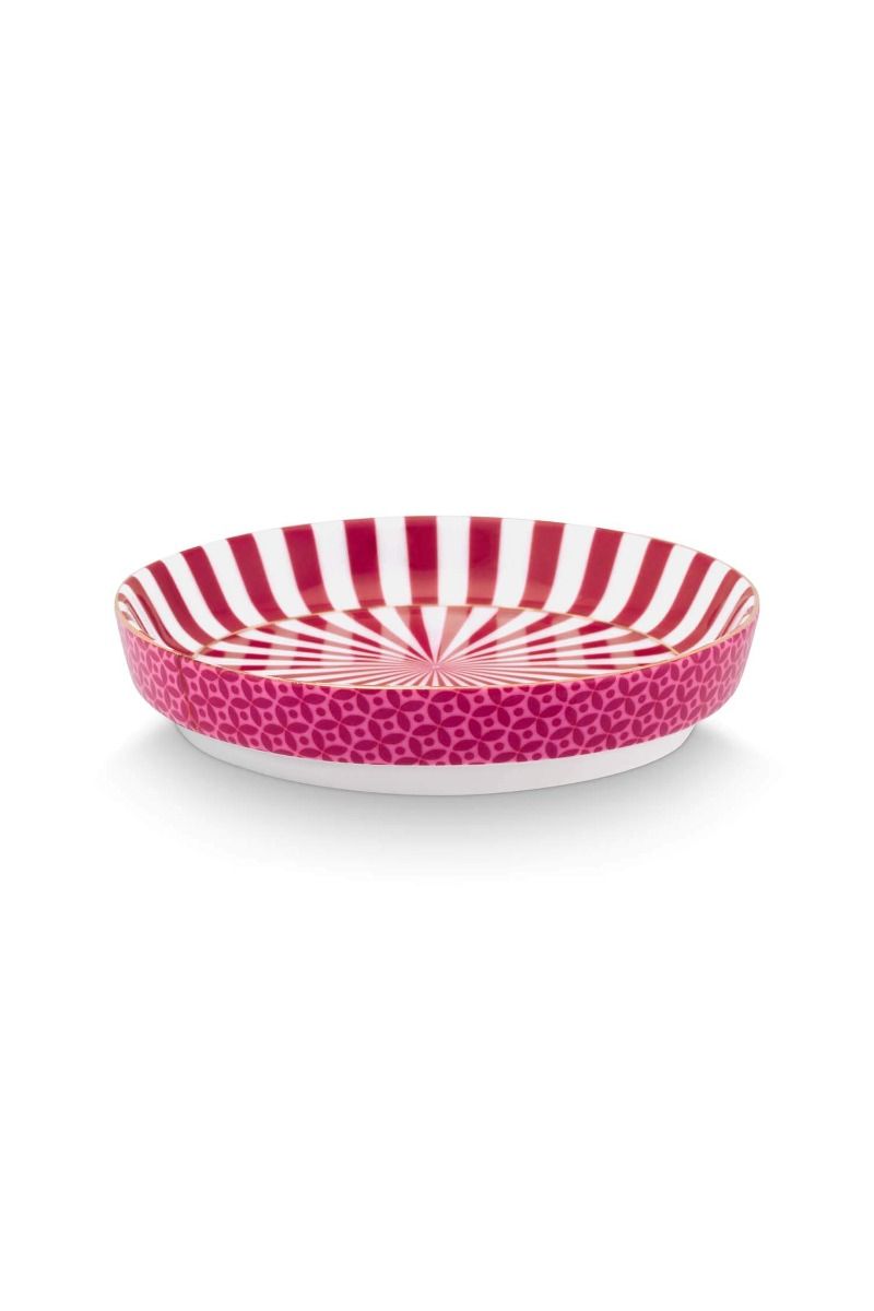 pink-striped-saucer