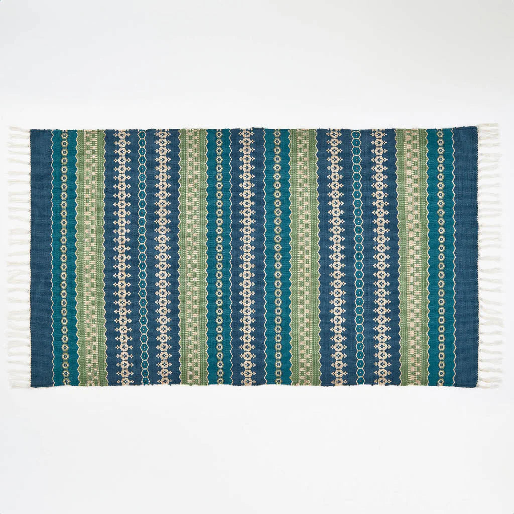 Weaver Green Rug Fairisle Green