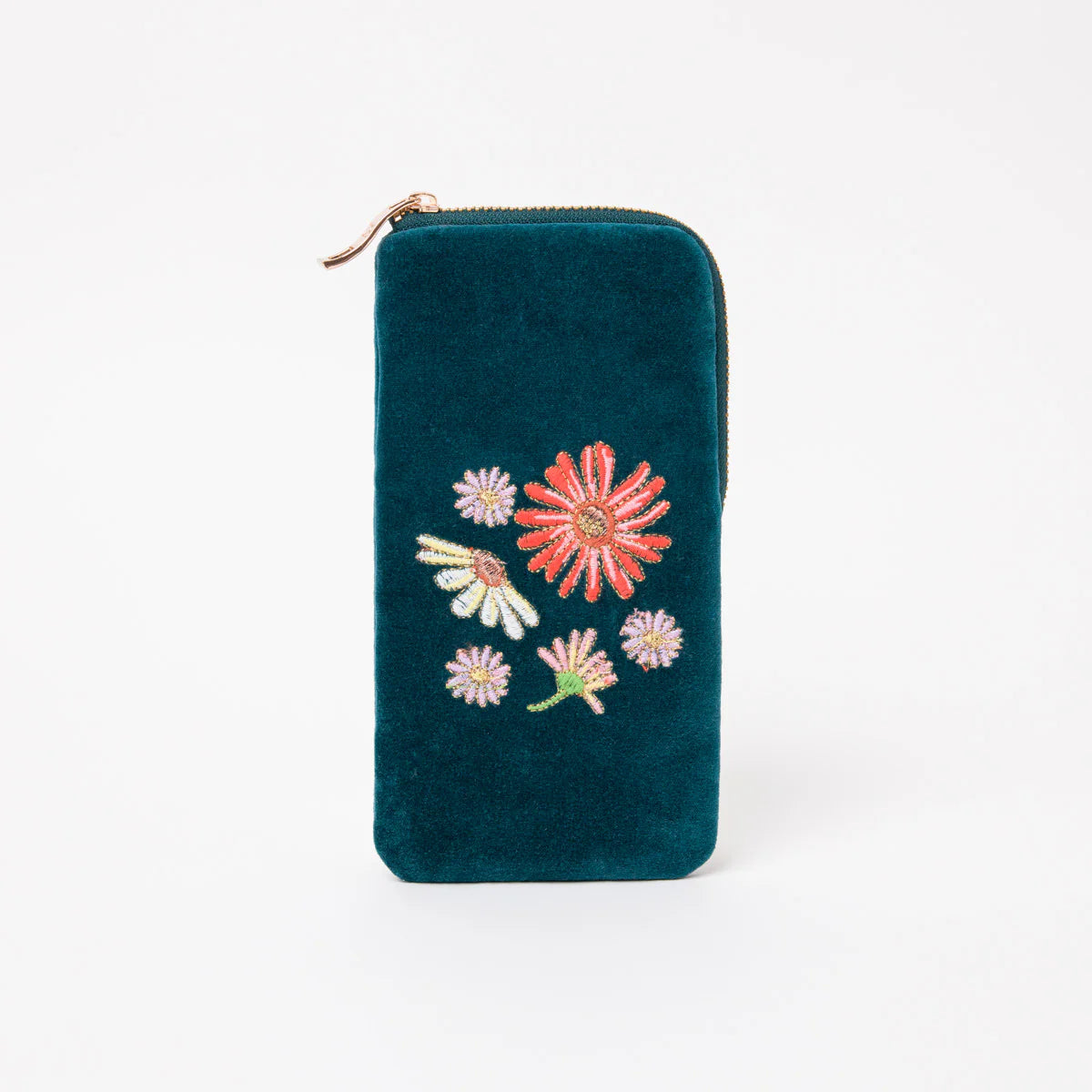 Sunglass Case Wildflower Blue